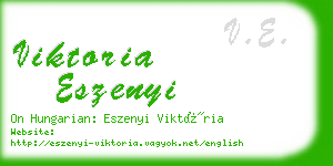 viktoria eszenyi business card